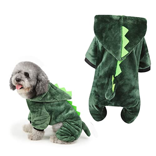 FRCOLOR Warme Haustierkleidung, Hunde-Outfit Warmer Welpen-Fleecepullover Haustier-Dino-Hoodie Hundekleidung Für Halloween Kostü Heimtierbedarf Hunde Kostüme Großer Hund Welpenbedarf FRCOLOR Warme Haustierkleidung, Hunde-Outfit Warmer Welpen-Fleecepullover Haustier-Dino-Hoodie Hundekleidung Für Halloween Kostü Heimtierbedarf Hunde Kostüme Großer Hund Welpenbedarf von FRCOLOR