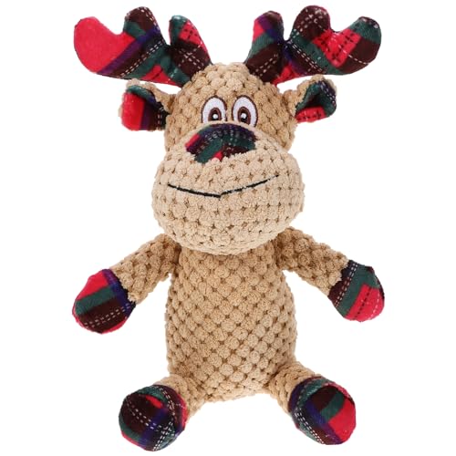FRCOLOR Hundespielzeug Kuscheltiere Kauspielzeug Weihnachtselch Spielzeug für Hunde Zahnen FRCOLOR Hundespielzeug Kuscheltiere Kauspielzeug Weihnachtselch Spielzeug für Hunde Zahnen von FRCOLOR