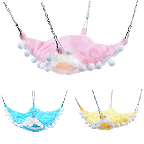 FRCOLOR Warmes und Bequemes Hängemattenbett für Haustiere Doppellagiges Bett für Hamster Haustierkäfig Hängemattenbett Groß Einfache Lagerung FRCOLOR Warmes und Bequemes Hängemattenbett für Haustiere Doppellagiges Bett für Hamster Haustierkäfig Hängemattenbett Groß Einfache Lagerung von FRCOLOR