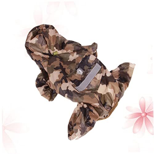 FRCOLOR Haustier-Regenmantel für Hunde Regenhaube Hunderegenjacke Atmungsaktive Hundebekleidung Größe XL Camouflage FRCOLOR Haustier-Regenmantel für Hunde Regenhaube Hunderegenjacke Atmungsaktive Hundebekleidung Größe XL Camouflage von FRCOLOR