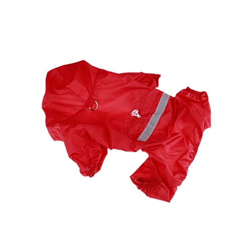 FRCOLOR Regenmantel für Haustiere Hunde-Regen-Hoodie Hunde-regencape hunderegencape wimperntusche Poncho Regenjacke für Haustiere Hund Regen Slicker Schneeschutz Schneeanzug rot FRCOLOR Regenmantel für Haustiere Hunde-Regen-Hoodie Hunde-regencape hunderegencape wimperntusche Poncho Regenjacke für Haustiere Hund Regen Slicker Schneeschutz Schneeanzug rot von FRCOLOR