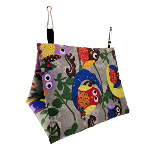 FRCOLOR Pet Hanging Hammock Für Kleine Vögel Langlebiges Baumwollmaterial Bequemes Schlafnest Zufällige Farben Und Für Papageien Und Andere Kleine Haustiere FRCOLOR Pet Hanging Hammock Für Kleine Vögel Langlebiges Baumwollmaterial Bequemes Schlafnest Zufällige Farben Und Für Papageien Und Andere Kleine Haustiere von FRCOLOR