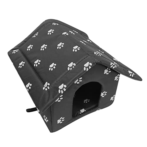 FRCOLOR Zwinger Für Streunende Katzen Katzenhaus Faltbare Warme Haustierhöhle Hundehütte Im Freien Waschbare Hundehütte Tierheimhaus Wintertierzelt Welpenbett Draussen Oxford-Stoff FRCOLOR Zwinger Für Streunende Katzen Katzenhaus Faltbare Warme Haustierhöhle Hundehütte Im Freien Waschbare Hundehütte Tierheimhaus Wintertierzelt Welpenbett Draussen Oxford-Stoff von FRCOLOR