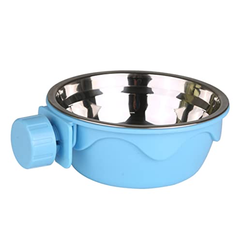 FRCOLOR edelstahlschüsseln Stainless Steel Bowl Katzenfressnapf Hundehängenapf Tierfressnapf katzenfutter schüssel Rostfreier Stahl Wasserschale Kaninchen Kleine Tiere Lieferungen von FRCOLOR