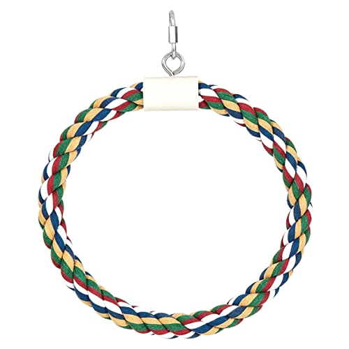 FRCOLOR Baumwollseil-Spielzeug Für Papageien Hängeschaukel Für Vögel Mit Durchmesser Fördert Spaß Und Für Wellensittiche Und Nymphensittiche FRCOLOR Baumwollseil-Spielzeug Für Papageien Hängeschaukel Für Vögel Mit Durchmesser Fördert Spaß Und Für Wellensittiche Und Nymphensittiche von FRCOLOR