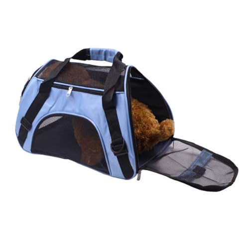FRCOLOR Haustiertasche Mit Rucksack Faltbare Tragetasche Für Hunde Netz Große Sicherheitsreißverschlüsse Bequeme Passform Für Den Außenbereich FRCOLOR Haustiertasche Mit Rucksack Faltbare Tragetasche Für Hunde Netz Große Sicherheitsreißverschlüsse Bequeme Passform Für Den Außenbereich von FRCOLOR