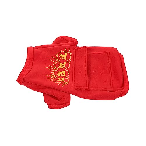 FRCOLOR Zweibeinige Kleidung Katzenmantel Haustier-Outfit Wintermantel Für Welpen Katze Neujahrskostüme Wasserdichter Hundemantel Katzen Und Hunde Polyester Rot Haustierzubehör FRCOLOR Zweibeinige Kleidung Katzenmantel Haustier-Outfit Wintermantel Für Welpen Katze Neujahrskostüme Wasserdichter Hundemantel Katzen Und Hunde Polyester Rot Haustierzubehör von FRCOLOR