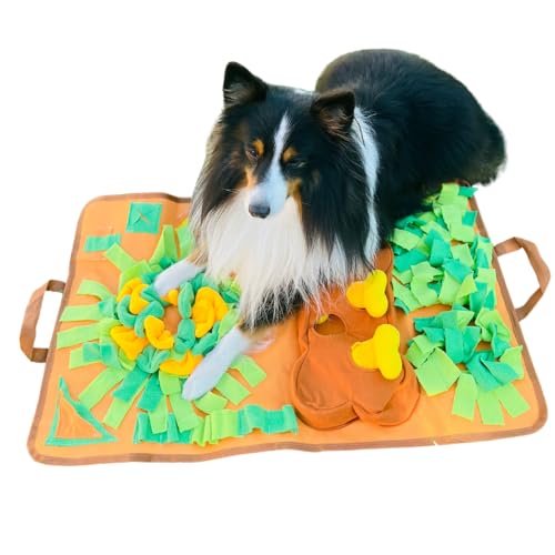 FRED-SHOP Schnüffelteppich für Hunde 48 x 75 cm-ein tolles Weihnachtsgeschenk für Ihren Hund-Hundebeschäftigung für lange Zeit-Intelligenzspielzeug-robustes Material-verschiedene Trainingselemenente von FRED-SHOP