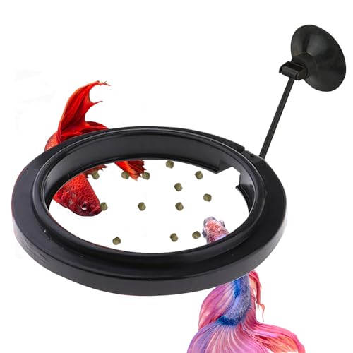 FREESEA Fisch-Futterring für Aquarium: runde schwimmende Futterringe für Betta Turtle Tank FREESEA Fisch-Futterring für Aquarium: runde schwimmende Futterringe für Betta Turtle Tank von FREESEA