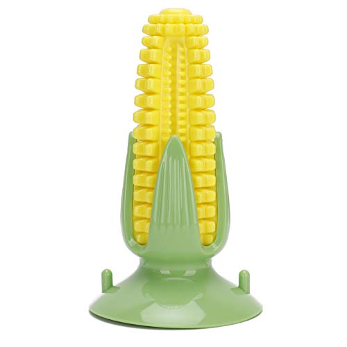 Corn Shape Dog Chew Toy | Sturdy Synthetic Blend with Sound & Teeth Care Bumps | Suction Cup Pet Toy for Small/Medium/Large Dogs | 6.4x3.6in Corn Shape Dog Chew Toy | Sturdy Synthetic Blend with Sound & Teeth Care Bumps | Suction Cup Pet Toy for Small/Medium/Large Dogs | 6.4x3.6in von FRELEAN