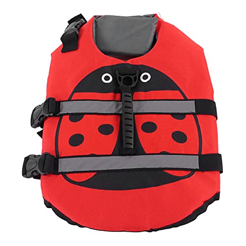 Dog Life Jacket for Medium & Large Dogs | High Buoyancy Adjustable Pet Swim Vest with Reflective Strips | Water - Proof Oxford Fabric for Swimming/Boating/Beach Protection (M) von FRELEAN