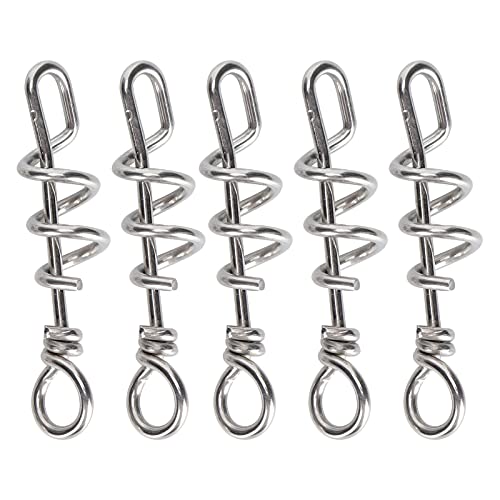 FRELEAN 5 Pcs Stainless Steel Bird Foot Rings | Stainproof & Tarnishproof Parrot Leg Bands | Small/Medium Birds Training Accessories | Cage & Outdoor Use | Sturdy Pet Foot Buckles (Medium Size) von FRELEAN