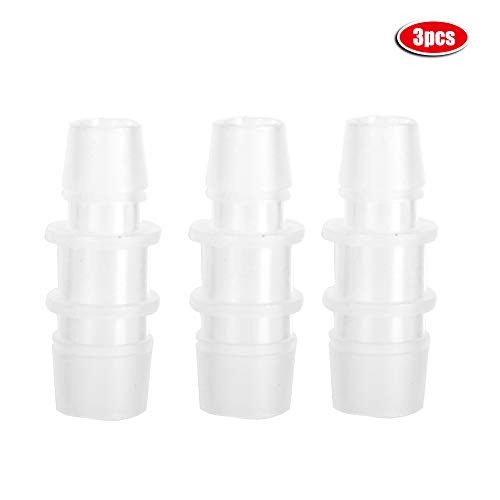 FRELEAN Aquarium Hose Adapter Connector | Variable Diameter 8mm - 20mm for Water Pump/Fish Tank | Plastic Straight Pipe Fitting 5 Sizes | Safe & Sturdy (12mm/16mm Interchange 3 Packs) von FRELEAN