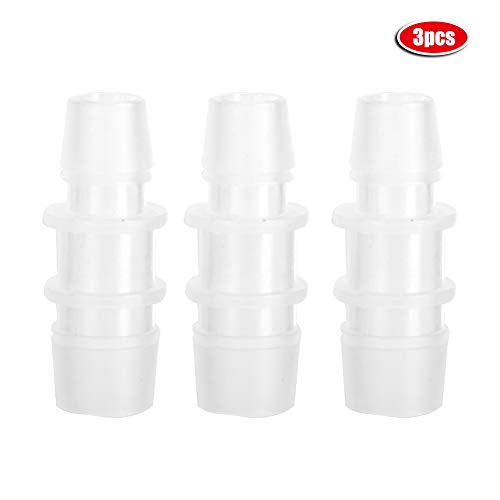 FRELEAN Aquarium Hose Adapter Connector | Variable Diameter 8mm - 20mm for Water Pump/Fish Tank | Plastic Straight Pipe Fitting 5 Sizes | Safe & Sturdy (12mm/20mm Interchange 3 Packs) von FRELEAN