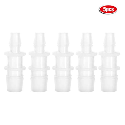 FRELEAN Aquarium Hose Adapter Connector | Variable Diameter 8mm - 20mm for Water Pump/Fish Tank | Plastic Straight Pipe Fitting 5 Sizes | Safe & Sturdy (8mm/16mm Interchange 5 Packs) von FRELEAN