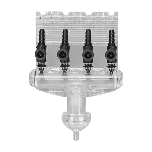 FRELEAN Aquariumgaskontrollventil | 4 - Way Clear Plastic Fish Gehäuse Gaspumpen Gangventil | Stoppt den Wasser -Rückfluss | Einfach für Sauerstoffpumpen zu installieren FRELEAN Aquariumgaskontrollventil | 4 - Way Clear Plastic Fish Gehäuse Gaspumpen Gangventil | Stoppt den Wasser -Rückfluss | Einfach für Sauerstoffpumpen zu installieren von FRELEAN