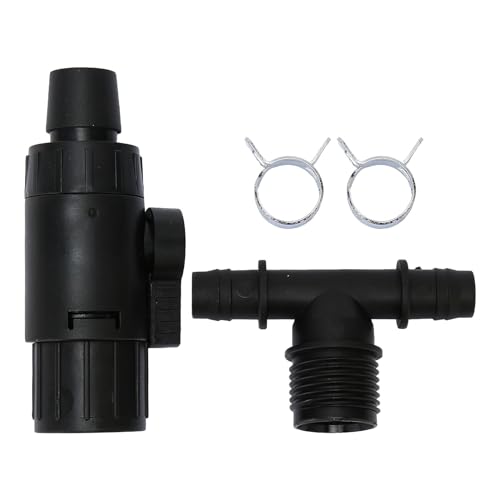 FRELEAN Fish Tank Water Changer | 3 - Way Faucet Adapter with Adjustable Valve | Drip - Safe Aquarium Nozzle | Sturdy PP & Metal (12MM) von FRELEAN
