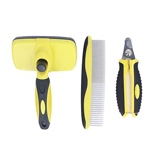 FRELEAN Pet Slicker Brush & Nail Clipper 2 in 1 | Convenient - Care Dog Brush for Shedding/Massage | Stainless Steel Comb for Cats & Dogs | 90% Hair Reduction, Pet - Friendly Design FRELEAN Pet Slicker Brush & Nail Clipper 2 in 1 | Convenient - Care Dog Brush for Shedding/Massage | Stainless Steel Comb for Cats & Dogs | 90% Hair Reduction, Pet - Friendly Design von FRELEAN
