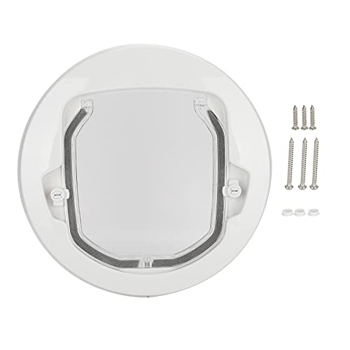 FRELEAN Two - Way Pet Door for Cats & Dogs | Attractive Flap with Noise Reduction | White Plastic Pet Flap Door for Indoor/Outdoor Use | Easy On/Off Switch FRELEAN Two - Way Pet Door for Cats & Dogs | Attractive Flap with Noise Reduction | White Plastic Pet Flap Door for Indoor/Outdoor Use | Easy On/Off Switch von FRELEAN
