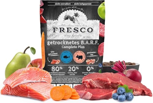 FRESCO Trockenbarf Complete Plus I Lachs mit Rind I 1 kg von Fresco