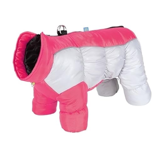 FREVEX Winterjacken & wintermäntel für Hunde, Winter Warme Jacke Winddichte, Hundejacke Outfit für kleine mittelgroße Hunde, Warme(Rosy,S) von FREVEX