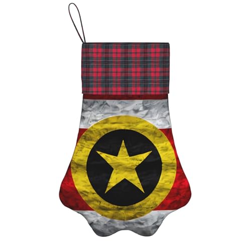 Personalisierter Hunde-Weihnachtsstrumpf mit Aufhängeband - Vintage und warme Urlaubsdekoration Maryland Flagge 1 Personalisierter Hunde-Weihnachtsstrumpf mit Aufhängeband - Vintage und warme Urlaubsdekoration Maryland Flagge 1 von FRGMNT