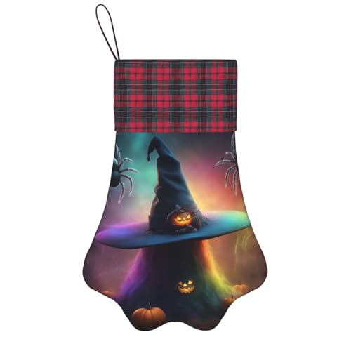 Personalisierter Hunde-Weihnachtsstrumpf mit Aufhängeband - Vintage und warme Urlaubsdekoration Regenbogen Halloween Geist Hexe Hut Spinnen 1 Personalisierter Hunde-Weihnachtsstrumpf mit Aufhängeband - Vintage und warme Urlaubsdekoration Regenbogen Halloween Geist Hexe Hut Spinnen 1 von FRGMNT