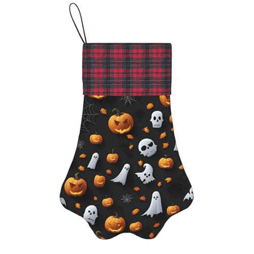 Personalisierter Hunde-Weihnachtsstrumpf mit Aufhängegurt – Vintage und warme Urlaubsdekoration, niedliches Halloween-Muster Personalisierter Hunde-Weihnachtsstrumpf mit Aufhängegurt – Vintage und warme Urlaubsdekoration, niedliches Halloween-Muster von FRGMNT