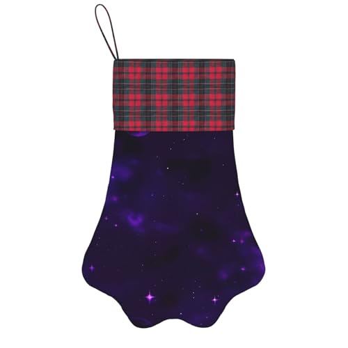 Personalisierter Hunde-Weihnachtsstrumpf mit Aufhängegurt – Vintage und warme Urlaubsdekoration Galaxie Sternenhimmel Lila Sternenhimmel Personalisierter Hunde-Weihnachtsstrumpf mit Aufhängegurt – Vintage und warme Urlaubsdekoration Galaxie Sternenhimmel Lila Sternenhimmel von FRGMNT