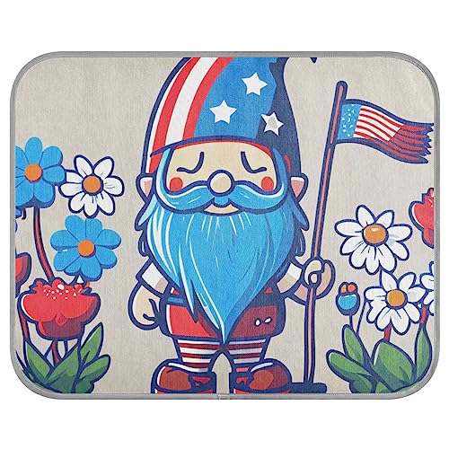 FRODOTGV American Independence Day Elf in The Flowers Coole Bettmatten für Haustiere, Katzen, Zwinger, Sommer-Haustier-kühle Decke, atmungsaktiv, eiskühlende Pads, klein FRODOTGV American Independence Day Elf in The Flowers Coole Bettmatten für Haustiere, Katzen, Zwinger, Sommer-Haustier-kühle Decke, atmungsaktiv, eiskühlende Pads, klein von FRODOTGV