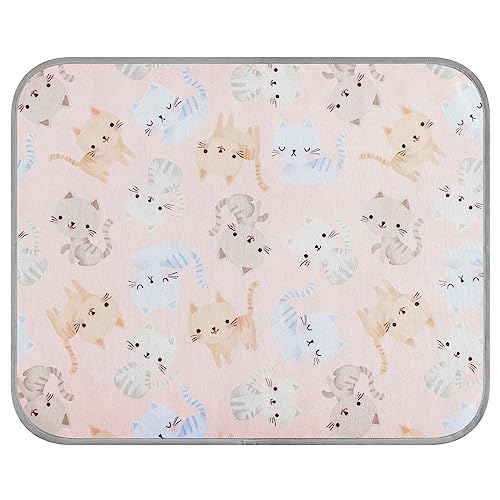 FRODOTGV Art Illustration Katzen Haustier Kühldecke Sommer Atmungsaktive Kühlmatte Katzen Tiere Kühlende Isomatte Ice Cool Pads, Klein FRODOTGV Art Illustration Katzen Haustier Kühldecke Sommer Atmungsaktive Kühlmatte Katzen Tiere Kühlende Isomatte Ice Cool Pads, Klein von FRODOTGV