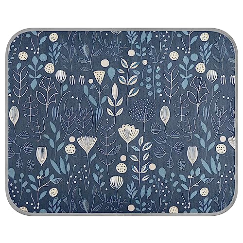FRODOTGV Blaue und weiße Themen-Pflanzen, Eiskühl-Pads für Zwinger, Katzen, Tiere, Sommerkühlende Isomatte, atmungsaktiv, kühlende Bettmatten, klein FRODOTGV Blaue und weiße Themen-Pflanzen, Eiskühl-Pads für Zwinger, Katzen, Tiere, Sommerkühlende Isomatte, atmungsaktiv, kühlende Bettmatten, klein von FRODOTGV
