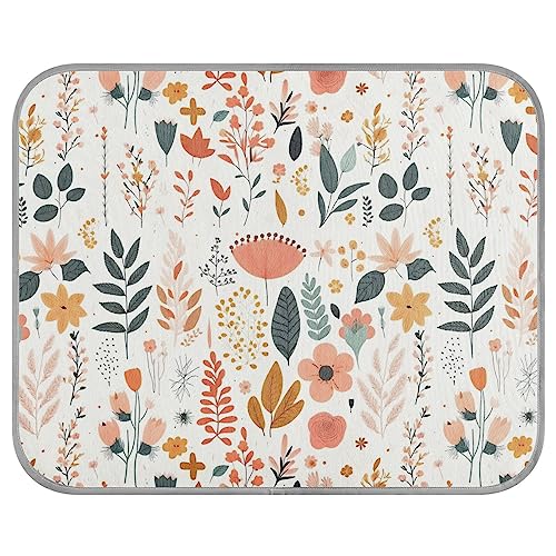 FRODOTGV Coole Bettmatten für Hunde/Katzen, wiederverwendbare Haustierhütte, frische rosa Thema, Pflanzenmuster, kühlende Decke, eiskühlende Pads, Größe M FRODOTGV Coole Bettmatten für Hunde/Katzen, wiederverwendbare Haustierhütte, frische rosa Thema, Pflanzenmuster, kühlende Decke, eiskühlende Pads, Größe M von FRODOTGV