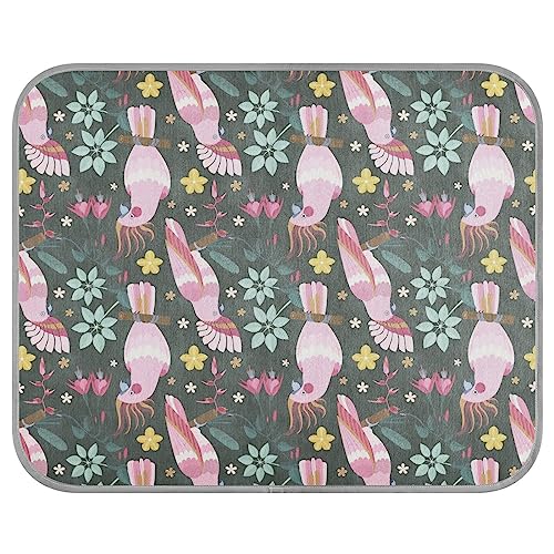 FRODOTGV Exotische Papageienmuster, tropische Blumen, Blätter, Eiskühlkissen, waschbar, kühlende Isomatte, Sommer-Kühlmatte für Katzen, Tiere, Zwinger, Haustiere, Größe M FRODOTGV Exotische Papageienmuster, tropische Blumen, Blätter, Eiskühlkissen, waschbar, kühlende Isomatte, Sommer-Kühlmatte für Katzen, Tiere, Zwinger, Haustiere, Größe M von FRODOTGV