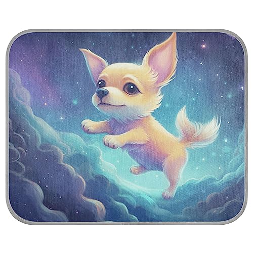 FRODOTGV Fantasy Cute Puppy Ice Cool Pads für Katzen, Zwinger, Tiere, Sommer Kühlende Isomatte Wiederverwendbare Hundekäfig-Pad, Größe M FRODOTGV Fantasy Cute Puppy Ice Cool Pads für Katzen, Zwinger, Tiere, Sommer Kühlende Isomatte Wiederverwendbare Hundekäfig-Pad, Größe M von FRODOTGV