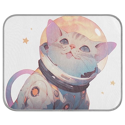 FRODOTGV Kätzchen Astronaut Haustier coole Decke für Haustiere, Tiere, Zwinger, Sommer Hundekäfig Pad Wiederverwendbare Ice Cool Pads, Medium FRODOTGV Kätzchen Astronaut Haustier coole Decke für Haustiere, Tiere, Zwinger, Sommer Hundekäfig Pad Wiederverwendbare Ice Cool Pads, Medium von FRODOTGV