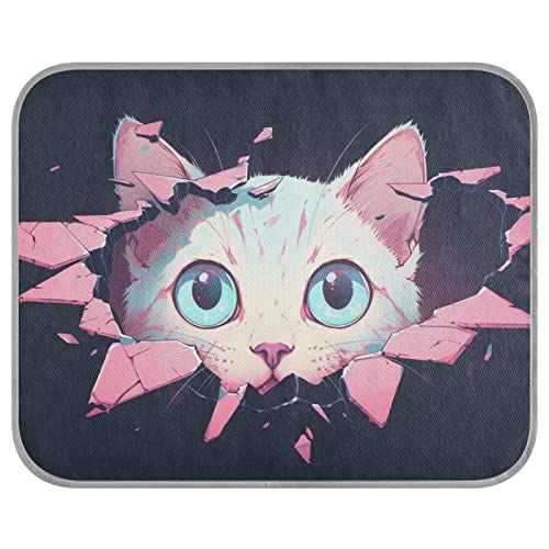 FRODOTGV Kätzchen-Decke mit Loch in Rosa, für den Sommer, wiederverwendbar, Kühlmatte, für Haustiere, Hunde, kühlende Pads, kühlende Isomatte, klein FRODOTGV Kätzchen-Decke mit Loch in Rosa, für den Sommer, wiederverwendbar, Kühlmatte, für Haustiere, Hunde, kühlende Pads, kühlende Isomatte, klein von FRODOTGV