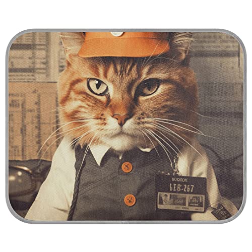 FRODOTGV Katze Polizei Orange Kühlende Isomatte Wiederverwendbare Haustier Kühldecke Sommer Eiskühlkissen für Haustiere Katzen Zwinger Tiere, klein FRODOTGV Katze Polizei Orange Kühlende Isomatte Wiederverwendbare Haustier Kühldecke Sommer Eiskühlkissen für Haustiere Katzen Zwinger Tiere, klein von FRODOTGV