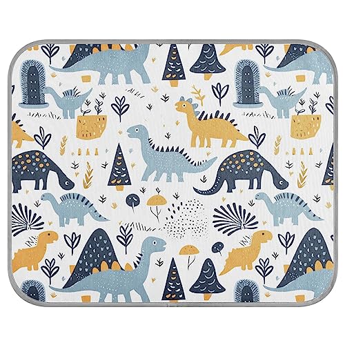 FRODOTGV Kindisches Dinosaurier-Muster, Eiskühl-Pads, wiederverwendbar, kühlende Bettmatten, Sommer-Hundekäfig-Pad für Tiere, Haustiere, Zwinger, Katzen, klein FRODOTGV Kindisches Dinosaurier-Muster, Eiskühl-Pads, wiederverwendbar, kühlende Bettmatten, Sommer-Hundekäfig-Pad für Tiere, Haustiere, Zwinger, Katzen, klein von FRODOTGV