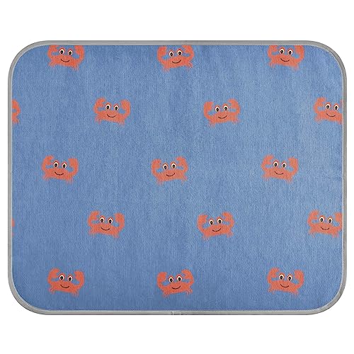 FRODOTGV Krabben Sommer Muster Niedliche Eis Cool Pads Waschbar Kühlende Isomatte Sommer Kühlmatte für Katzen Tiere Zwinger Haustiere, Klein FRODOTGV Krabben Sommer Muster Niedliche Eis Cool Pads Waschbar Kühlende Isomatte Sommer Kühlmatte für Katzen Tiere Zwinger Haustiere, Klein von FRODOTGV