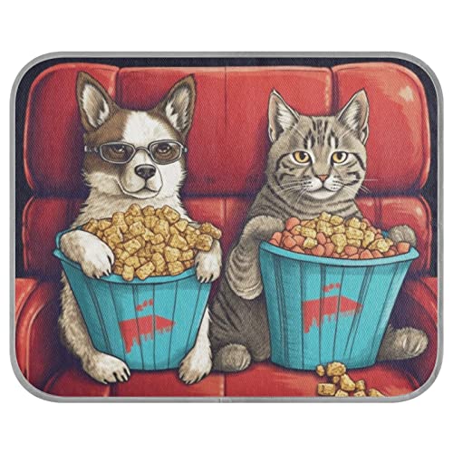 FRODOTGV Kühldecke für Katzen, Zwinger, Tiere, Sommer-Kühlmatte, wiederverwendbar, Eiskühlkissen, Größe M, 2 Katzen und Hunde zum Anschauen von Filmen FRODOTGV Kühldecke für Katzen, Zwinger, Tiere, Sommer-Kühlmatte, wiederverwendbar, Eiskühlkissen, Größe M, 2 Katzen und Hunde zum Anschauen von Filmen von FRODOTGV