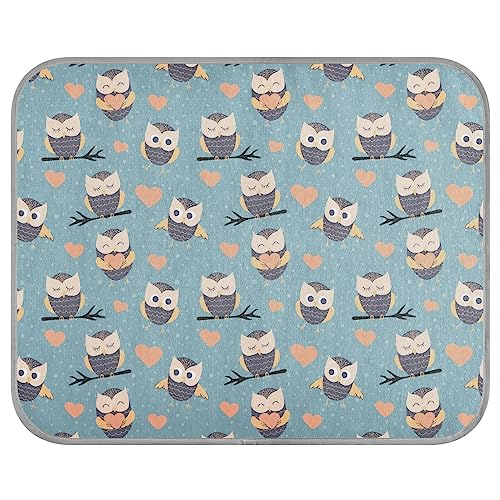 FRODOTGV Kühlende Isomatte für Hunde/Katzen, Motiv: niedliche Cartoon-Eulen, kühlende Pads, atmungsaktiv, für Haustiere, Hunde, Haustier, kühle Bettmatten, Größe M FRODOTGV Kühlende Isomatte für Hunde/Katzen, Motiv: niedliche Cartoon-Eulen, kühlende Pads, atmungsaktiv, für Haustiere, Hunde, Haustier, kühle Bettmatten, Größe M von FRODOTGV