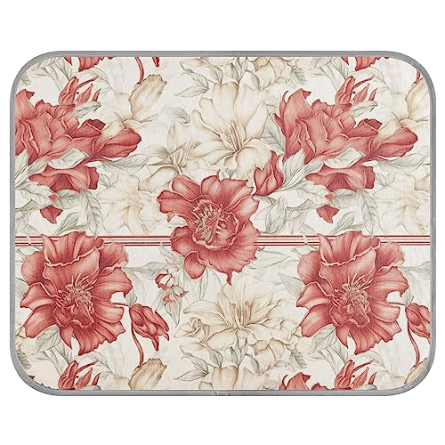 FRODOTGV Kühlende Schlafmatte für Haustiere, Zwinger, Tiere, Sommer-kühle Bettmatten, waschbar, Größe S, Rot / Beige FRODOTGV Kühlende Schlafmatte für Haustiere, Zwinger, Tiere, Sommer-kühle Bettmatten, waschbar, Größe S, Rot / Beige von FRODOTGV