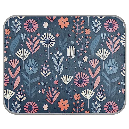 FRODOTGV Kühlmatte für Hundekäfige, Blumenmuster, für Hunde/Katzen, kühlende Matte, atmungsaktiv, Hundehütte, Haustiere, kühlende Bettmatten, Größe M, Weiß / Rot / Blau FRODOTGV Kühlmatte für Hundekäfige, Blumenmuster, für Hunde/Katzen, kühlende Matte, atmungsaktiv, Hundehütte, Haustiere, kühlende Bettmatten, Größe M, Weiß / Rot / Blau von FRODOTGV