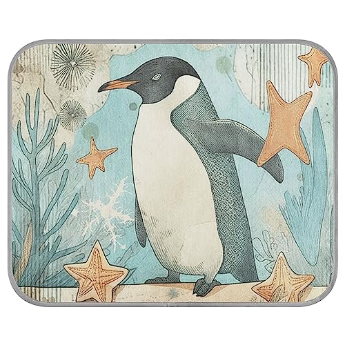 FRODOTGV Kühlmatte im Retro-Pinguin-Look für Katzen, Zwinger, Haustiere, kühlende Sommer-Isomatte, atmungsaktive Haustier-Kühldecke, Größe M FRODOTGV Kühlmatte im Retro-Pinguin-Look für Katzen, Zwinger, Haustiere, kühlende Sommer-Isomatte, atmungsaktive Haustier-Kühldecke, Größe M von FRODOTGV