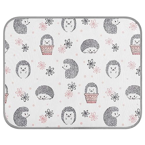 FRODOTGV Kühlmatte mit niedlichem Aquarell-Igel, atmungsaktiv, kühlende Igel, Sommer-Eiskühl-Pads für Hunde, Haustiere, Zwinger, Tiere, Größe M FRODOTGV Kühlmatte mit niedlichem Aquarell-Igel, atmungsaktiv, kühlende Igel, Sommer-Eiskühl-Pads für Hunde, Haustiere, Zwinger, Tiere, Größe M von FRODOTGV