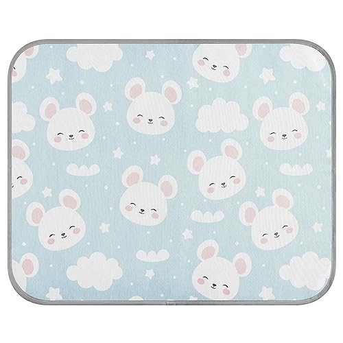 FRODOTGV Mouse Pattern Cute Cartoon Cooling Sleeping Pad for Dogs/Cats, Dog Crate Pad Reusable Dogs Pets Ice Cool Pads Cooling Mat, Small FRODOTGV Mouse Pattern Cute Cartoon Cooling Sleeping Pad for Dogs/Cats, Dog Crate Pad Reusable Dogs Pets Ice Cool Pads Cooling Mat, Small von FRODOTGV