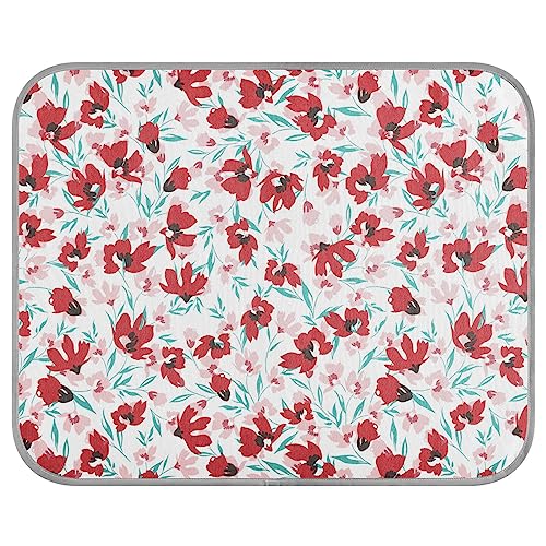 FRODOTGV Nahtlose Kühlmatte mit Blumenmuster für Haustiere, Zwinger, Hunde, kühlende Sommerbettmatten, wiederverwendbar, Eiskühlkissen, Größe M FRODOTGV Nahtlose Kühlmatte mit Blumenmuster für Haustiere, Zwinger, Hunde, kühlende Sommerbettmatten, wiederverwendbar, Eiskühlkissen, Größe M von FRODOTGV