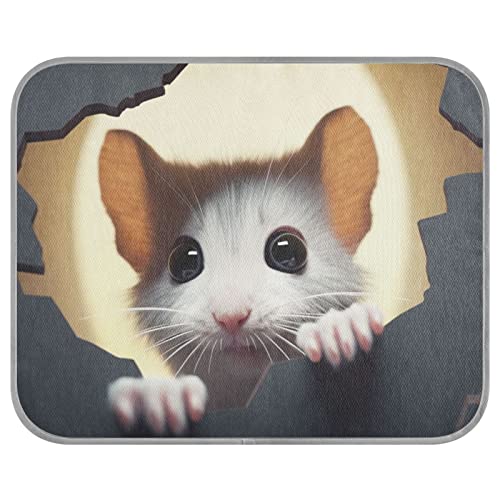FRODOTGV Niedliche Maus hinter der gebrochenen Wand, coole Bettmatten für Katzen, Tiere, Hunde, Sommer-Hundekäfig-Pad, waschbar, kühlende Isomatte, klein FRODOTGV Niedliche Maus hinter der gebrochenen Wand, coole Bettmatten für Katzen, Tiere, Hunde, Sommer-Hundekäfig-Pad, waschbar, kühlende Isomatte, klein von FRODOTGV