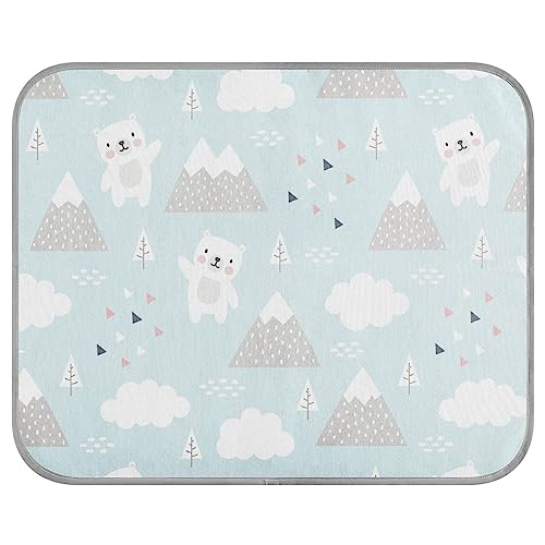 FRODOTGV Niedlicher Bär im Wald Hundekäfig Pad Sommer Atmungsaktiv Kühlende Isomatte Haustiere Katzen Kühlbett Matten Ice Cool Pads, Klein FRODOTGV Niedlicher Bär im Wald Hundekäfig Pad Sommer Atmungsaktiv Kühlende Isomatte Haustiere Katzen Kühlbett Matten Ice Cool Pads, Klein von FRODOTGV